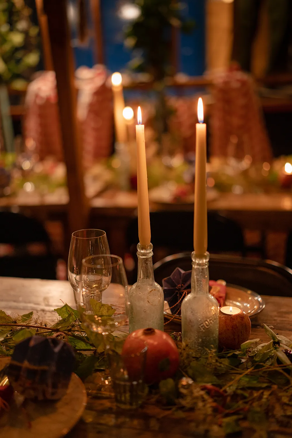 A Night in the Park Dine Under Canvas Table