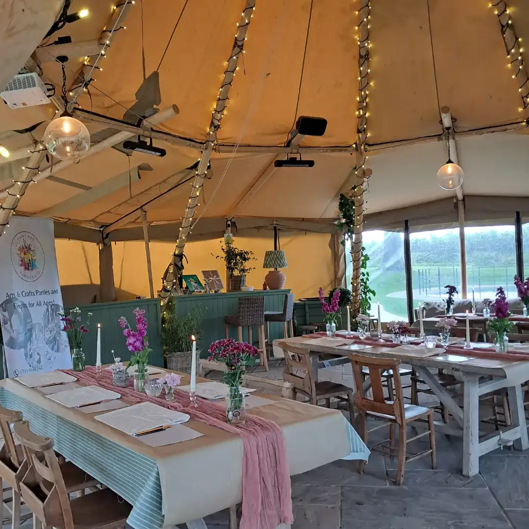 Painting Under Canvas
